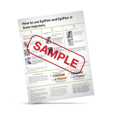 Aek Replacement Emergency Instruction Sheet EpiPen AutoInjectors EN9398